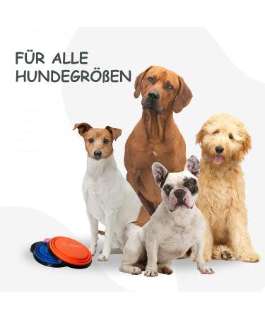 Travel Epf Hun Petsation - Foldable Dog Bowl 2000ml | Original Portable Pet Feeder & Water Bowl for Dogs - Ideal for On-the-Go & Everyday Use - Red - Buy Online on GoSupps.com