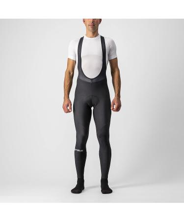 CASTELLI Mens Entrata Bibtight Pants - Black | Ideal for Cycling | International Shipping - Buy Online on GoSupps.com