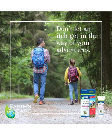 Earth's Care Anti Itch Cream - Extra Strength Bug Bite Relief - Soothes Rashes, Sunburns, Minor Skin Irritations - 1oz - Buy Online on GoSupps.com