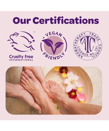 Motherlylove Gift Box: 100% Natural Vegan Pampering Foot Care - Footless Rose Geranium & Pink Clay Soap Made in Britain - Buy Online on GoSupps.com
