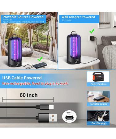 3600V Electric Bug Zapper - Indoor Outdoor Mosquito Killer with Waterproof Pest Control - 60inch USB Cable Included for Home, Patio, Backyard, Camping - Buy Online on GoSupps.com