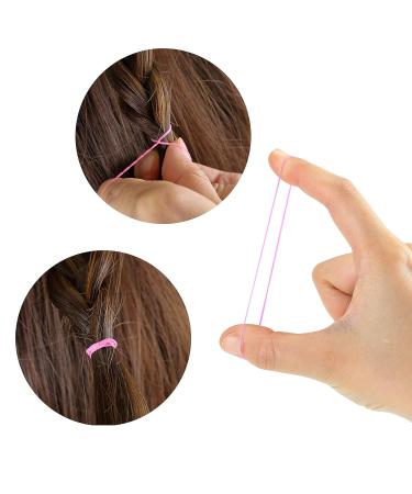 Mr. Pen Hair Rubber Bands 2400 Pack Assorted Color - Elastic Hair Ties for Baby Girls and Hair Styling - Colorful Mini Hair Bands - Buy Online on GoSupps.com