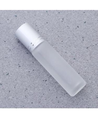 6 Pack 10ml Empty Glass Roller Bottles for Essential Oil & Aromatherapy - White - Buy Online on GoSupps.com