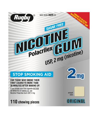 NICOTINE GUM 2 MG KIT *RUG 110