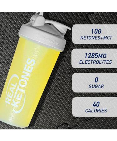 Real Ketones Elevate Keto Electrolytes Powder Packets - 30 Pack Lemon Twist | MCT & BHB Exogenous Ketones Drink Mix with 4 Main Electrolytes | Hydrating Proprietary Keto BHB Salts - Buy Online on GoSupps.com