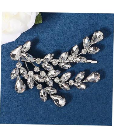 DOITOOL Rhinestone Hair Clip Girls Hair Clips Hair Clips for Girls Diamonds Hair Clip Wedding Hair Pins Diamond Hair Clips Crystal Bobby Zinc Alloy Bride Horse Eye Hair up - Buy Online on GoSupps.com
