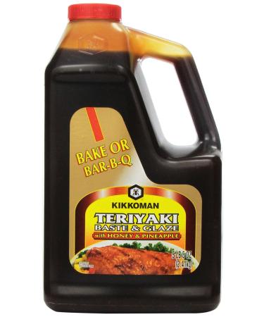 Kikkoman Teriyaki Baste and Glaze with Honey and Pineapple, 85 Ounce 5.31 Pound (Pack of 1) - Buy Online on GoSupps.com
