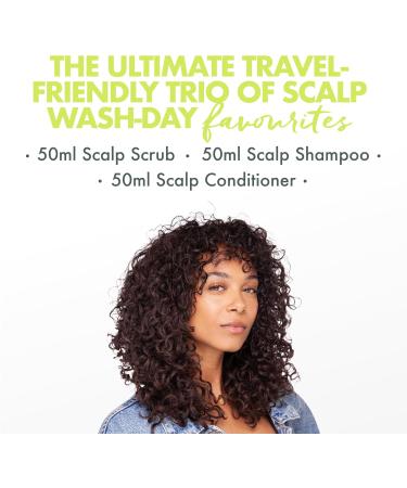 Scalp Restore Starter Kit 3 x 50ml Scalp Restore Travel Shampoo Conditioner and Exfoliating Scalp Scrub - Buy Online on GoSupps.com