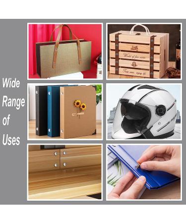 YORANYO 110-Piece Assorted Silver M5 Chicago Screws Leather Rivets for Leather Craft & Bookbinding - Buy Online on GoSupps.com