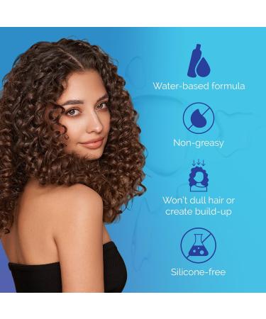 Curl Keeper Slip Hair Detangler Spray for Curly Hair 3.4 Fl Oz - Leave In Conditioner Spray for Men Women & Kids - Water-Based Detangling Spray Loosens Knots & Tangles with Aloe Vera & Silk Protein - Buy Online on GoSupps.com