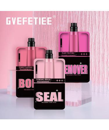 15ML Strong Hold Eyelash Extension Kit by GVEFETIEE - Waterproof Lash Bond & Seal & Remover for Individual Lashes Clusters - Buy Online on GoSupps.com