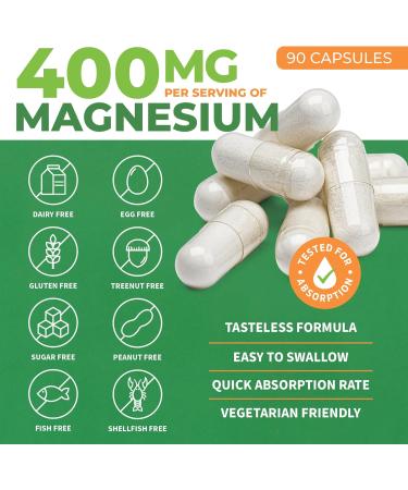 ForestLeaf Riboflavin & Magnesium Migraine Supplement - Riboflavin 400mg for Headache Relief - Ultimate Magnesium Glycinate Bundle with B2 Vitamin 400mg for Headache Migraine Relief Capsules - Buy Online on GoSupps.com