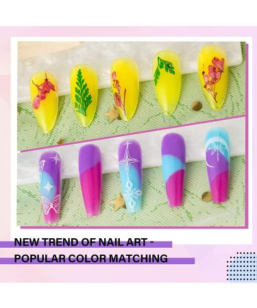 Aishaba 12 Colors Poly Nail Extension Gel Kit - Rainbow Colors, Glow in the Dark, Temperature Color Changing - Nail Builder Gel Set for Nail Art Manicure - Buy Online on GoSupps.com