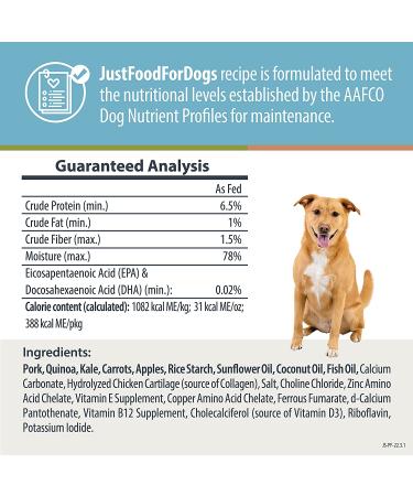 JustFoodForDogs Pantry Fresh Joint & Skin Support Dog Food | For Dogs and Puppies - Buy Online on GoSupps.com