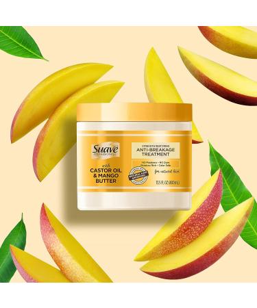 Suave Professionals Hydrating Dry Hair Mask with Castor Oil & Mango Butter - 13.5 oz - Buy Online on GoSupps.com