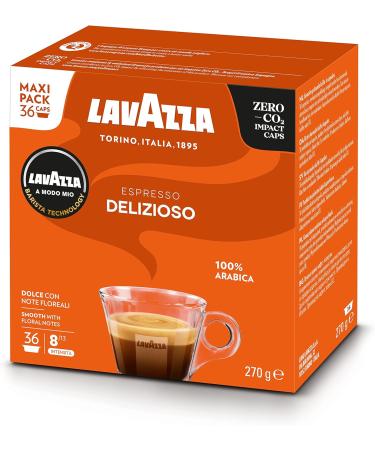 Lavazza A Modo Mio Delizioso 36 Coffee Capsules - Pack of 6 - Buy Online on GoSupps.com
