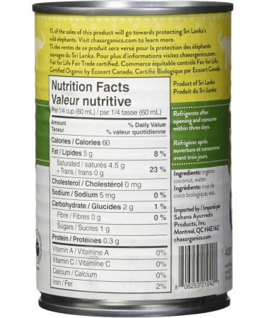 Cha's Organics Light Coconut Milk (Pack of 12) 4.8 L - Buy Online on GoSupps.com