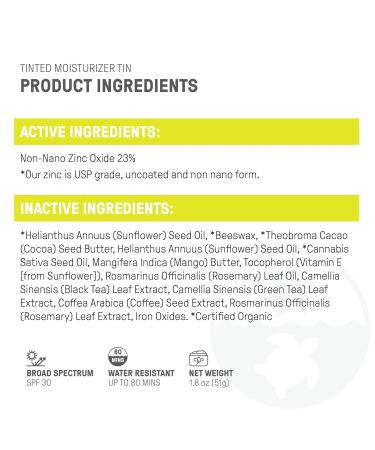 Raw Element Ultra-Moisturizing Tinted Face Cream Non Toxic Mineral Face Sunscreen Daily Tinted Moisturizer Non-Nano Zinc Oxide Reef Friendly All Ages SPF 30 1.8 oz Pearly Sand Pack of 1 1.8 Ounce (Pack of 1) Pearly  - Buy Online on GoSupps.com