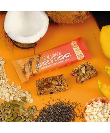 Veloforte Mango & Coconut Wellness Bar Pack (12) - Buy Online on GoSupps.com