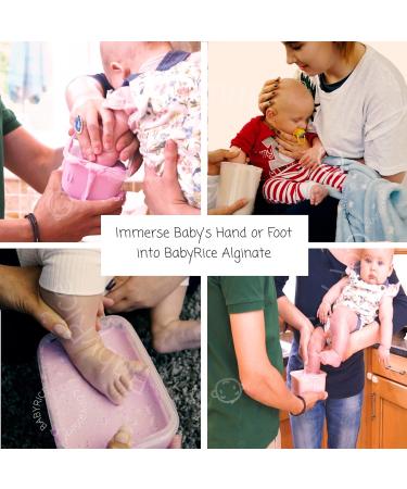 BabyRice Large Hand and Foot Casting Kit with Metallic Paint (Black) - Perfect Keepsake Gift for Babies - Easy to Use at Home - Buy Online on GoSupps.com