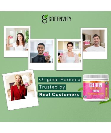 GelatinBurn Powder - Official GelatinBurn Premium Supplement Advanced Formula All Natural GelatinBurn Daily Formula Powder for Overall Health Lifestyle & Wellness Support 60 Servings (1) - Buy Online on GoSupps.com