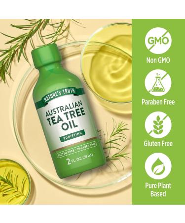 Nature's Truth Tea Tree Oil for Skin | 2 oz | Diffuser and Aromatherapy | Pure Australian Tea Tree Essential Oil | Non-GMO & Gluten Free - Buy Online on GoSupps.com