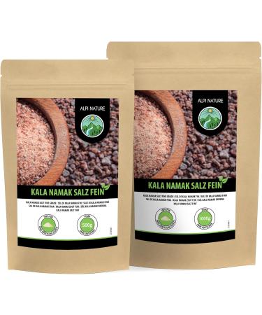 Kala Namak black salt 500g Kala Namak fine salt Kala Namak rock salt Salt for cooking - Buy Online on GoSupps.com