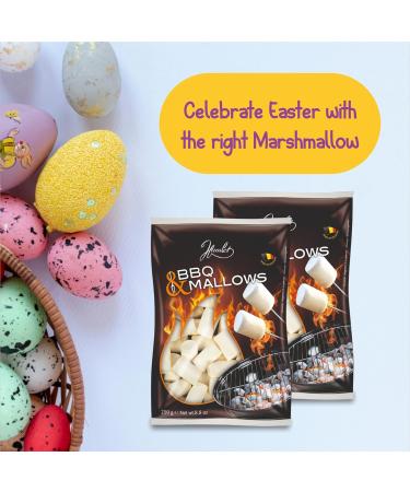 Candy Smith s Extra Puffy & Yummy Giant Marshmallows - Extra Large Puffs for American Barbeque Bonfire | Make Smores Hot chocolate or Roast it for Campfires | 340 gms - Buy Online on GoSupps.com