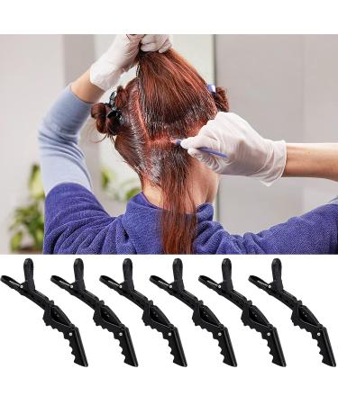39 Pcs Butterfly Hair Clamps Clips Set with Non-slip Grip - Alligator Hair Clips, Croc Clips, Rat Tail Comb Included - Styling Hair Salon Tool for Girls in Black - Buy Online on GoSupps.com