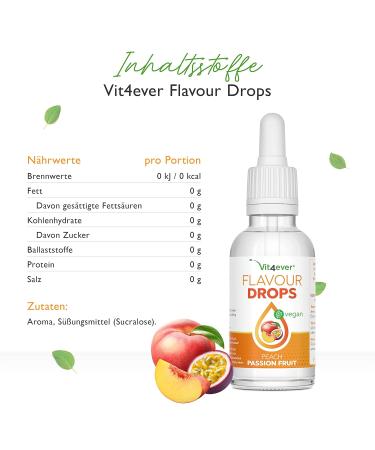 Flavor Drops 3x50ml Bundle - Calorie-Free Fruit Mix Flavors (Strawberry Raspberry Peach Passion Fruit Banana Split) - Flavrops - Buy Online on GoSupps.com