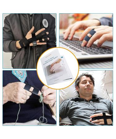 Abaadlw Trigger Finger Splint Set - 3pcs for Trigger Finger, Arthritis, and Mallet Finger - Pain Relief and Support - Finger Splints for Straightening Post-Operation - Buy Online on GoSupps.com