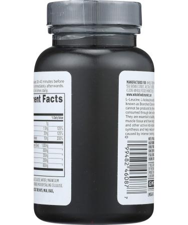 Whole Foods Market BCAA Complex 60 ct - High-Quality Amino Acids for Optimal Performance | Shop Internationally - Buy Online on GoSupps.com