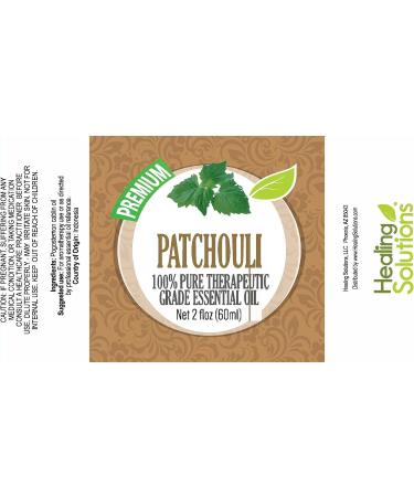 Buy Patchouli Essential Oil - Healing Solutions 60ml | Natural Aromatherapy | Worldwide Shipping - Buy Online on GoSupps.com