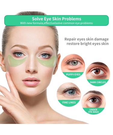 Buy BREYLEE Aloe Vera Eye Masks - 60 Pcs Hydrating & Calming Under Eye Patches for Puffy Eyes | Plant-Based Ingredients for Firm Skin - Buy Online on GoSupps.com