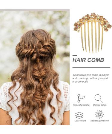 Beaupretty Hair Accessory for Women Hair Jewels for Women Hair Jewelry Bridal Hair Accessories Rhinestone Hair Accessories Korean Version Issue Card Comb Hair up Bride Hairpin Alloy - Buy Online on GoSupps.com