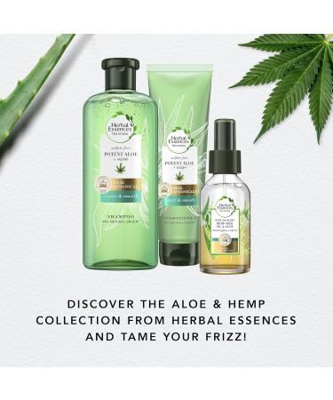 Herbal Essences Sulfate Free Shampoo and Conditioner Set with Argan Oil - Ideal Gift for Women with Dry & Curly Hair - 380ml/275ml/100ml - Buy Online on GoSupps.com