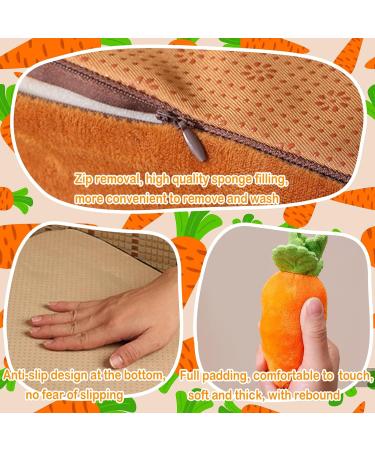 HICAS Dog Carrot Plush Snuffle Mat Toy for Foraging and Stress Relief - Buy Online on GoSupps.com