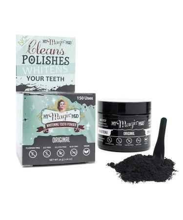 My Magic Mud Whitening Tooth Powder - Charcoal Polishing & Brightening, 1.06 oz (150 Uses) - Buy Online on GoSupps.com