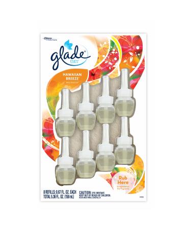 Glade Hawaiian Breeze PlugIns Scented Oil Warmer Refills 8 ct.