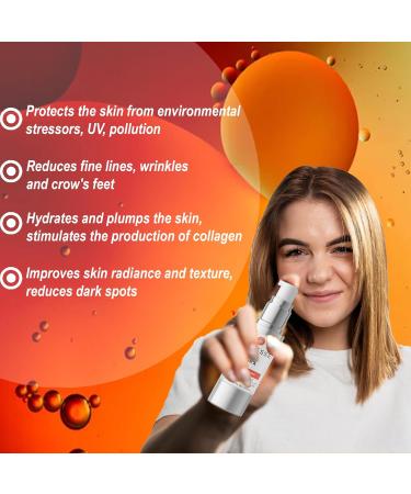 Ayurvedic Vitamin A Serum | Natural Retinol for Firm Bright Skin | Reduces Under Eye Bags & Hydrates with Hyaluronic Acid - Buy Online on GoSupps.com