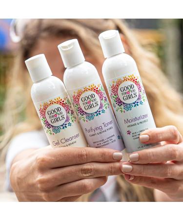 Good For You Girls Gift Set - Gel Cleanser Toner Moisturizer & Honeydew Scented Body Wash & Lotion - 5 Pieces - Perfect for Face and Body Care - Buy Online on GoSupps.com