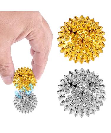 2Pcs Spiky Sensory Magnetic Acupressure Balls