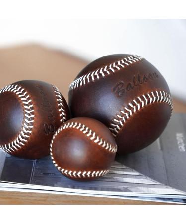 Buy Leather Brown Balloon Massage Ball - 6cm Fascia Ball in Cotton Bag | Individual & Set Options | International Shipping Available - Buy Online on GoSupps.com