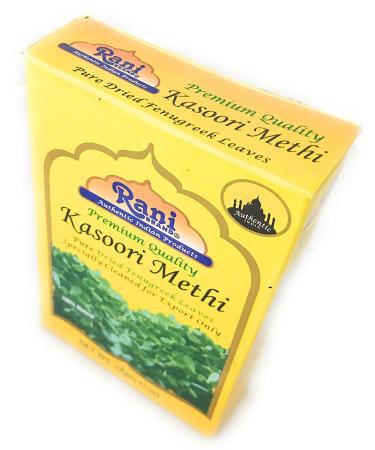 Rani Fenugreek Leaves Dried (Kasoori Methi) 1oz - All Natural Vegan Gluten-Free NON-GMO - Indian Origin - 28g (1oz) - Buy Online on GoSupps.com