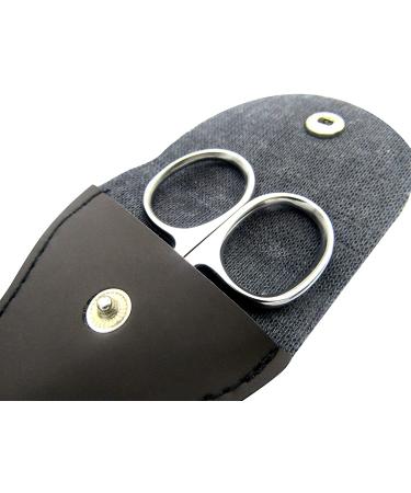 Melwey Stainless-Steel Nose Hair and Baby Nail Scissors - Blunt Safety Tips for Facial Hair, Eyelashes, and more - Buy Online on GoSupps.com