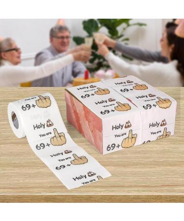 Original Funny Toilet Paper for 70th Birthday - 69 + 1 Joke Gift for Men & Women - Soft 250 Sheets - Unique 70th Birthday Decoration - Buy Online on GoSupps.com