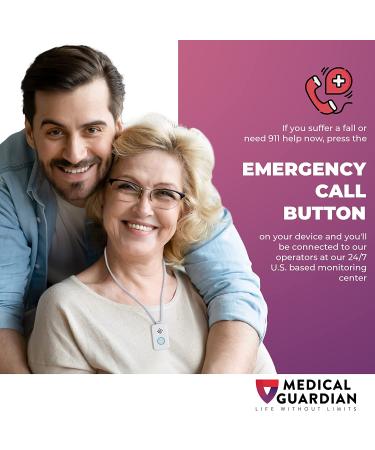 Active Guardian Mini Alert Button for Seniors - Water Resistant 24/7 Emergency Call Button - 4G LTE Cellular with Two-Way Speaker - Buy Online on GoSupps.com