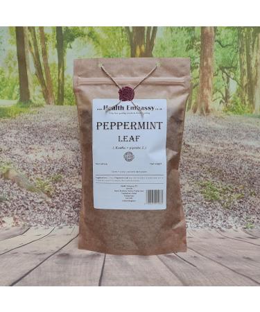 Health Embassy Peppermint Leaf Tea | Mentha piperita L | Feuille de Menthe Poivr e Tisane | Loose Herbal Tea (50g) - Buy Online on GoSupps.com