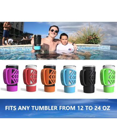 Gangster Armor Grip for 20 oz Tumblers - Silicone Handle Sleeve for Yeti, RTIC, Corkcicle Tumblers - Pink Boot Tumbler Bottom Rubber - Buy Online on GoSupps.com