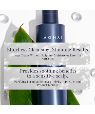 Shop MONAT Soothing Micellar Shampoo - Gentle High-Performance Cleanse for All Hair Types - Scalp Friendly - 237ml - Buy Online on GoSupps.com
